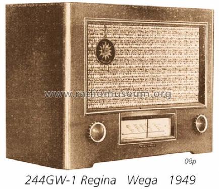Regina 244GW-1; Wega, (ID = 1187) Radio