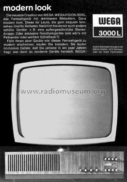 Wegavision 3000L; Wega, (ID = 2455312) Télévision