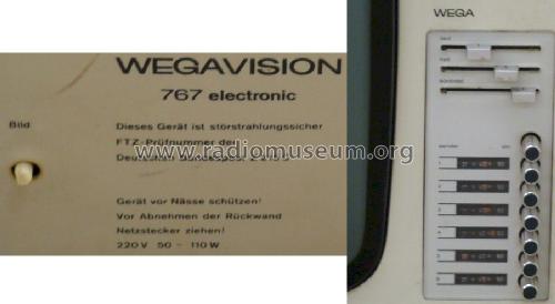 Wegavision 767EL-1; Wega, (ID = 696096) Televisore