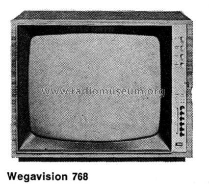Wegavision 768; Wega, (ID = 2457710) Television