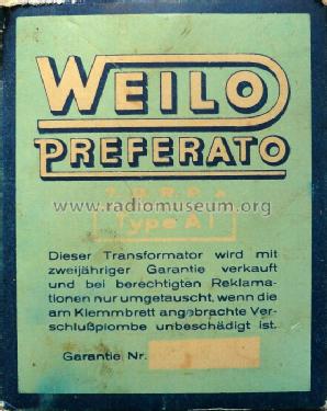Preferato AI ; Weilo, J. Feldman & (ID = 755070) Radio part