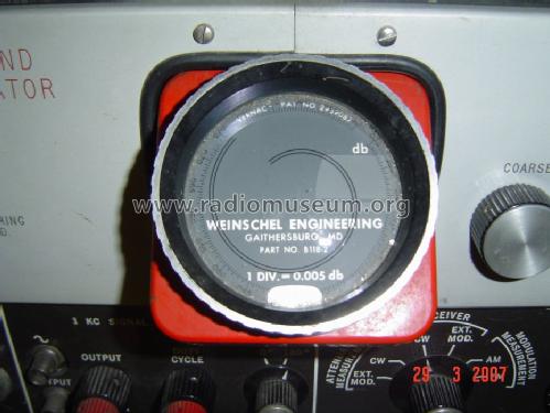 Attenuator and Signal Calibrator VM-3; Weinschel (ID = 318616) Equipment