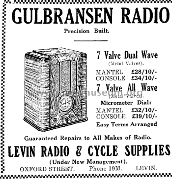 Gulbransen CH=7G; Cromwell, Gulbransen (ID = 2935816) Radio