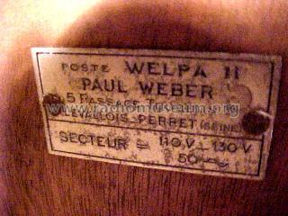 11; Welpa, P. Weber & (ID = 242444) Radio