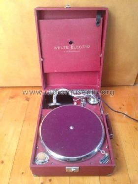 Welte-Elektroplattenteller ; Welte, M. & Söhne; (ID = 1984313) R-Player