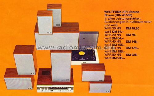 Hi-Fi Stereo-Box WFB20; Weltfunk GmbH & Co. (ID = 1260792) Speaker-P