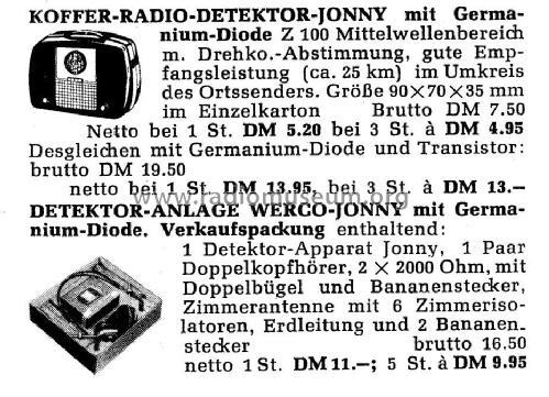 Jonny ; Werco - siehe auch (ID = 2097106) Cristallo