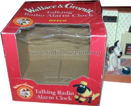 Wallace & Gromit Talking Radio Alarm Clock ; Wesco Ltd., West (ID = 994217) Radio