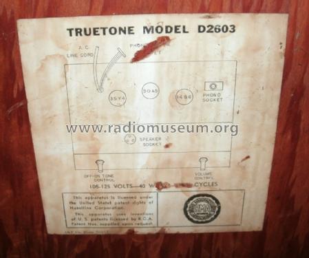 D2603 Truetone ; Western Auto Supply (ID = 1686078) R-Player