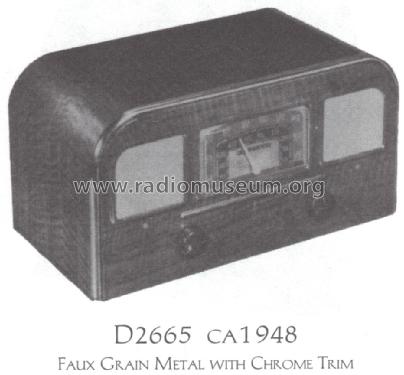 D2665 Truetone ; Western Auto Supply (ID = 1509346) Radio