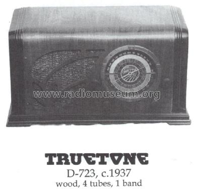 Truetone D723 ; Western Auto Supply (ID = 1482794) Radio