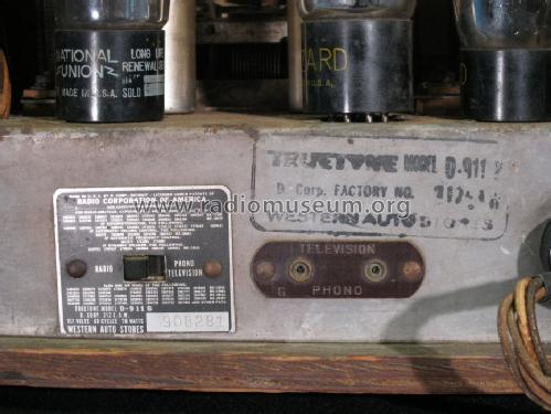 D911 Supreme Truetone ; Western Auto Supply (ID = 976059) Radio