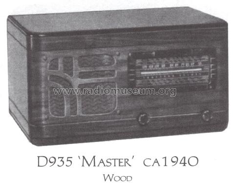 D935 Master Truetone Ch= 4A; Western Auto Supply (ID = 1511983) Radio