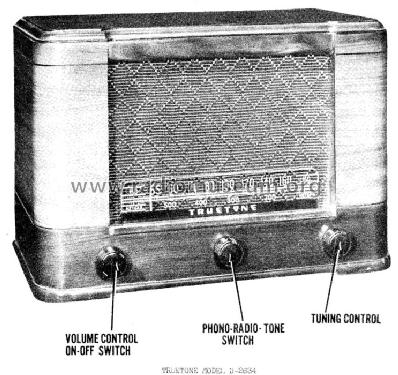 D-2634 Truetone ; Western Auto Supply (ID = 599292) Radio