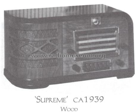 Truetone D-711 Supreme ; Western Auto Supply (ID = 1509352) Radio