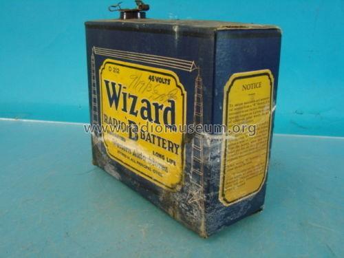 Wizard - Radio B Battery - 45 Volts D 212; Western Auto Supply (ID = 1715102) A-courant