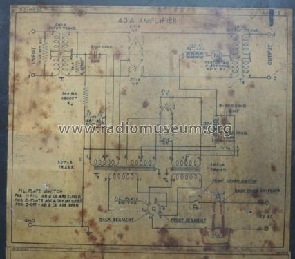 43-A Amplifier; Western Electric (ID = 1516374) Ampl/Mixer