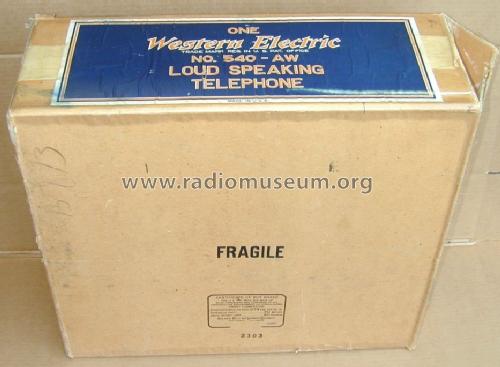 540-AW Hornless Loudspeaker; Western Electric (ID = 1586568) Parleur