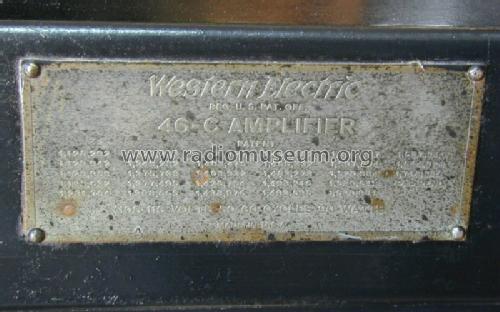 Amplifier 46-C; Western Electric (ID = 1399575) Ampl/Mixer