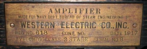 CW 766 Amplifier ; Western Electric (ID = 1945251) Ampl/Mixer