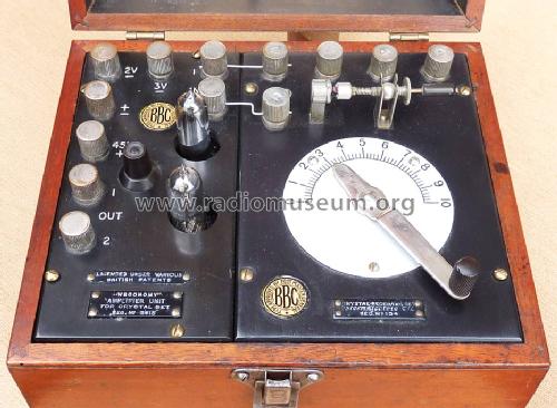 Combination of Crystal set 44001 and LF Amplifier 44001; Western Electric Co. (ID = 1205398) Galène