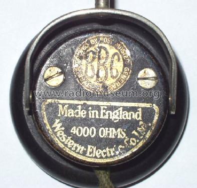 Headphones ; Western Electric Co. (ID = 513118) Parleur