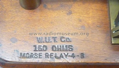 Morse Relay 4B 150 Ohm; Western Union (ID = 915478) Morse+TTY