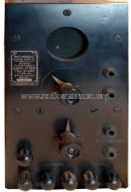 Audio Frequency Amplifier Two Stage Type AA; Westinghouse El. & (ID = 2240501) Ampl/Mixer