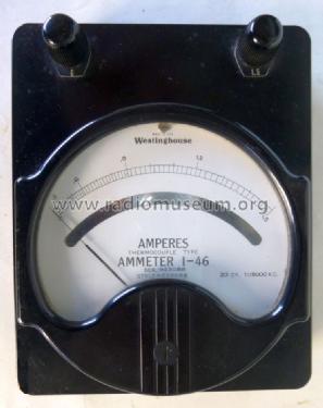 Thermocouple Ammeter I-46; Westinghouse El. & (ID = 1463425) Equipment