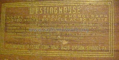 H-171 Consolette Ch= V-2103; Westinghouse El. & (ID = 316811) Radio