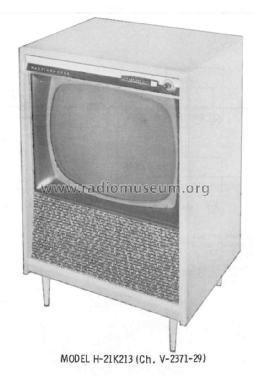 H21K213 Ch= V-2371-29; Westinghouse El. & (ID = 2524710) Television