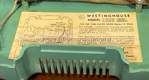 H331P4 V-2164; Westinghouse El. & (ID = 2692712) Radio