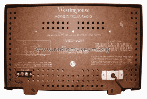 H370T7 Ch= V-2180-8; Westinghouse El. & (ID = 941732) Radio