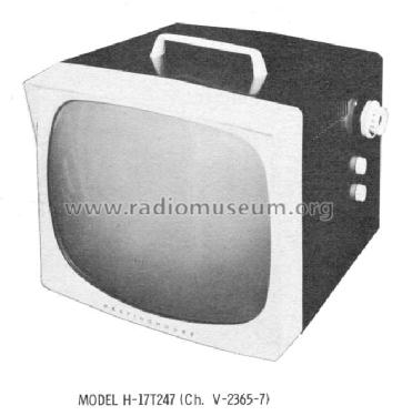 H-17T247 Ch= V-2365-7; Westinghouse El. & (ID = 877751) Télévision