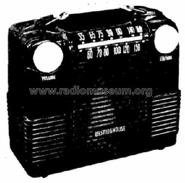 H-185 Ch= V-2131; Westinghouse El. & (ID = 370116) Radio