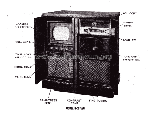 H-207; Westinghouse El. & (ID = 1299156) TV Radio