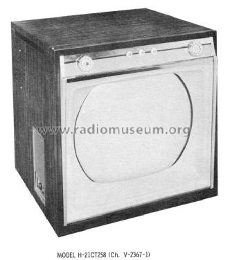 H-21CT258 Ch= V-2367-1; Westinghouse El. & (ID = 878967) Television