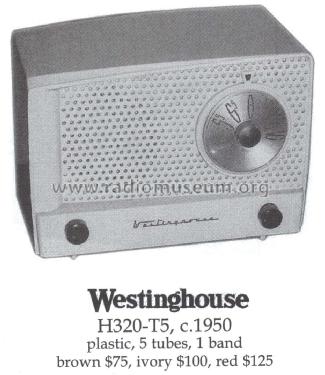 H-320T5 Ch= V-2157; Westinghouse El. & (ID = 1482903) Radio