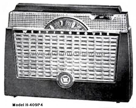 H-409P4 Ch= V-2185-1; Westinghouse El. & (ID = 276562) Radio