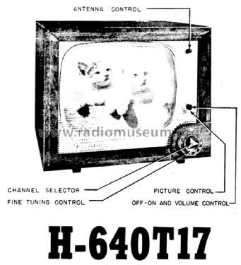 H-640T17 Ch= V-2192-2; Westinghouse El. & (ID = 1203410) Télévision