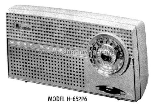 H-652P6 Ch= V-2278-4; Westinghouse El. & (ID = 511815) Radio