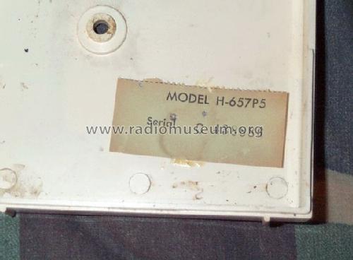 H-657P5 Ch= V-2393-1; Westinghouse El. & (ID = 1476109) Radio