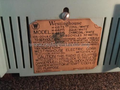 H-681T5 Ch= V-2395-1; Westinghouse El. & (ID = 2331914) Radio