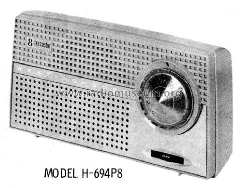 H-694P8 Ch= V-2278-5; Westinghouse El. & (ID = 608641) Radio