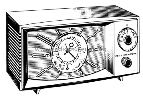 H-766L4 Ch= V-2239-8; Westinghouse El. & (ID = 1201280) Radio