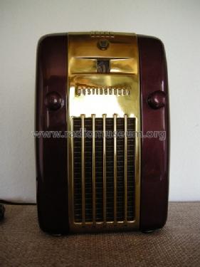 'Little Jewel' 'Refrigerator' H127 ; maroon; Westinghouse El. & (ID = 1035727) Radio