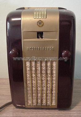 'Little Jewel' 'Refrigerator' H127 ; maroon; Westinghouse El. & (ID = 1209820) Radio