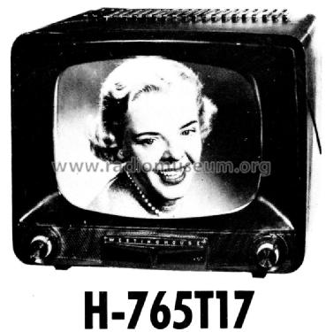 Stratovision H-765T17 Ch= V-2240-1; Westinghouse El. & (ID = 1226455) Televisión