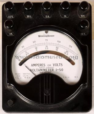 Voltammeter I-50; Westinghouse El. & (ID = 876994) Ausrüstung