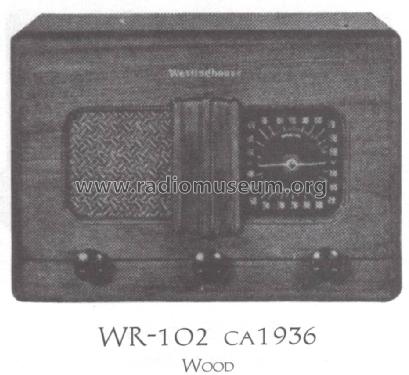 WR-102 ; Westinghouse El. & (ID = 1508283) Radio